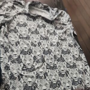 Apt. 9 Black and White Patterned Shirt